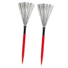 Jazz Drum Brushes with Maple Handle and Carbon Steel Wires for Clear Brush Articulation