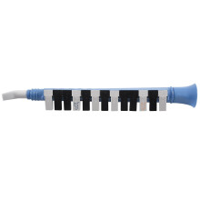 13 Key Melodica, Portable Wind Instrument Easy to Learn for Beginners, Blue White Black Plastic