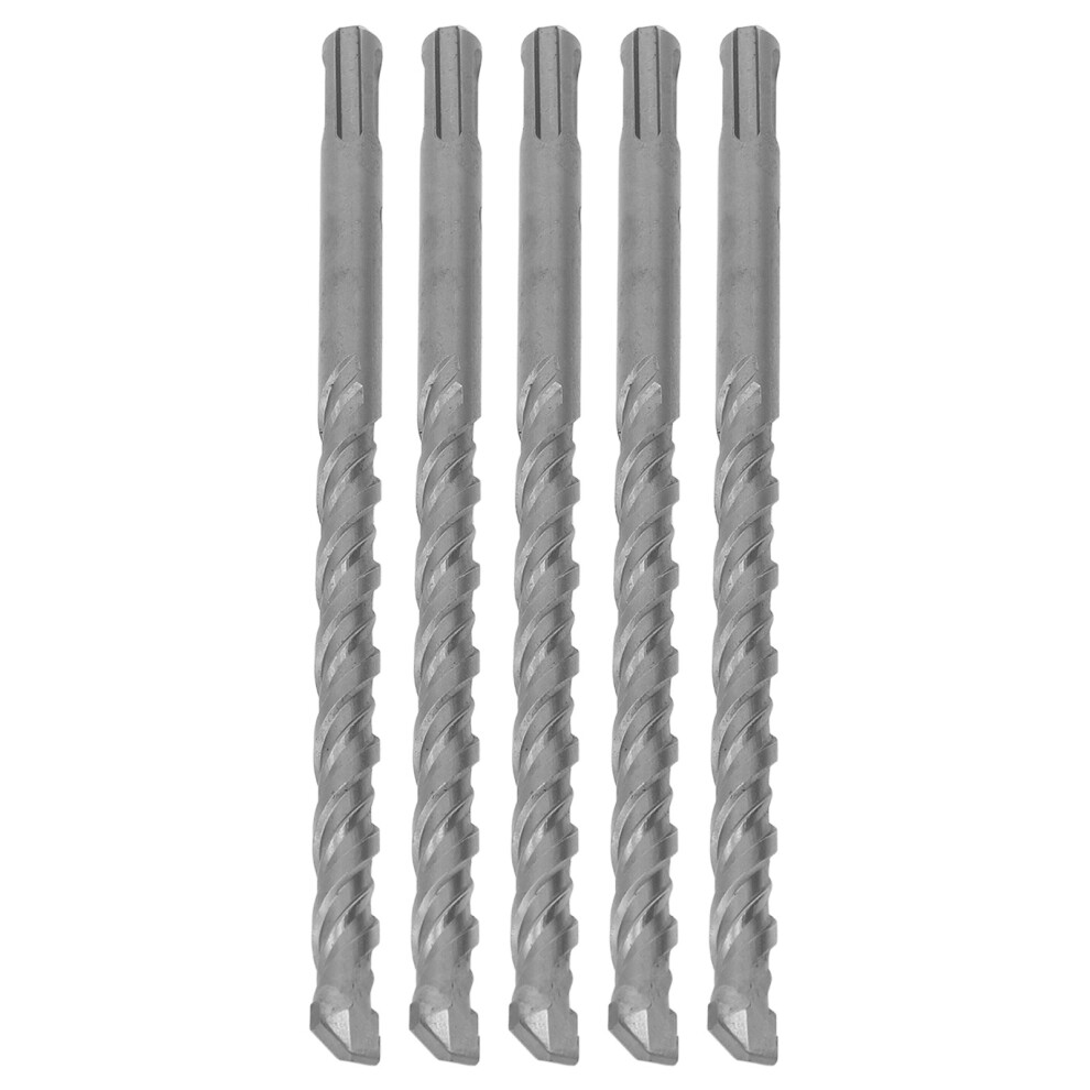 5Pcs Carbide Tip Impact Drill Bits 210Mm 12Mm Spiral Flute 7901389678565