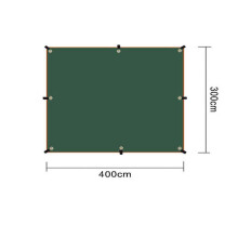 Campingtentluifel 3x4m, lichtgewicht, opvouwbaar zonnescherm met een waterdichtheid van 2000 mm, voor hangmat en tent.