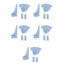 5Ensembles Tenues Complètes Poupées Pour Jeu D’imitation