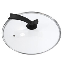 1Pièces Couvercle De Casserole Rond Verre Trempé Joint Acier