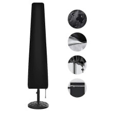 Waterproof Umbrella Cover, Tear and UV Resistant Polyfiber Protector with Adjustable Drawstring, Easy Clean Outdoor Parasol Dust Cover