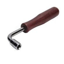 Vierseitiger Stimmschlüssel mit komfortablem Griff, 16 cm Länge, kompatibel mit Guzheng und mechanischen Werkzeugen