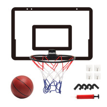 Tabellone di ricambio in PVC rosso, 40 x 26 cm, per mini canestro da basket indoor.