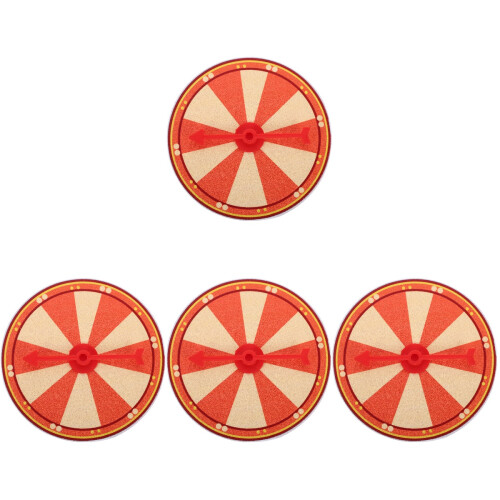 4Pcs Craft Plastic Prize Wheel for Games 1