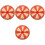 4Pcs Craft Plastic Prize Wheel for Games 3