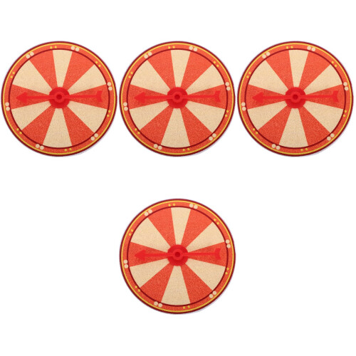 4Pcs Craft Plastic Prize Wheel for Games 2