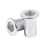 M5 Aluminium Threaded Rivnuts Flat  Rivet Nuts Nutserts 200Pcs 8