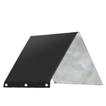 Leikkikentän aurinkosuoja keinuille, 132x226 cm vedenpitävä pressu UV-suojatulla pinnoitteella ja metallisilla läpivienneillä