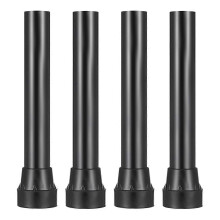 Patas de repuesto para minitrampolines, juego de 4 piezas con base de goma flexible para un rebote suave y protección de suelos interiores.