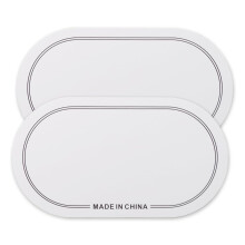 Bass Drumhead Patch 2 Pack Self Adhesive Protector for Drumhead Impact and Overtone Reduction