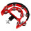Drum Set Tambourine Double Row Hi Hat Mount Lightweight ABS for Broad Compatibility and Durability 1