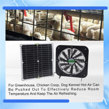 Panneau Solaire Mono-Polycristallin avec Support de Ventilateur D'Extraction de 13,5 Pouces Panneau Solaire de Refroidissement de Ventilation de