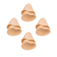 4Sets Beige Kunststoff Motorradhelm Katzenohren Helm Zubehör