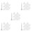 5Sets Dreieckige Perlen Sortiertrays Mit Pinzette Und 1