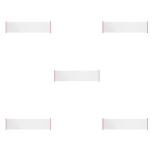 5Pcs White Water Drawing Cloth Reusable Calligraphy Mat for Beginners