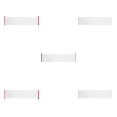 5Pcs White Water Drawing Cloth Reusable Calligraphy Mat for Beginners