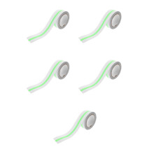5Pcs Indoor Green Anti Skid Stair Tape Peva Glow in Dark Step Grip