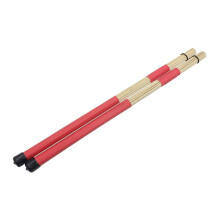 Bamboo Drum Brushes 40cm Pair for Jazz and Folk Music, Lightweight Sticks with Soft Textured Tone
