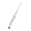 Beginner Silver Flute Set C Key Closed Hole with Case Clear Warm Tone for Students (Silver) 5