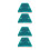 4Pcs Heavy Duty Reflective Roadside Markers ABS Material for Highways 4