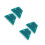 4Pcs Heavy Duty Reflective Roadside Markers ABS Material for Highways 7