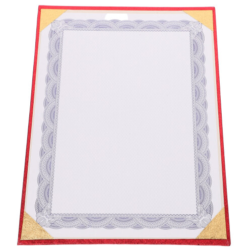 3Sheets Writable Certificate Paper Assorted Color for Academic Awards 1