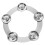 Drum Tambourine Hi Hat with Dual Function for Drum Set Cymbal Mounted Ring Accessory 1