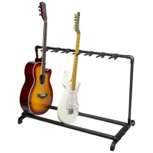 Guitar Stand Rack for 7 Guitars, Adjustable Width Multi Guitar Stand for Acoustic Electric Bass