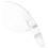 Transparent 4/4 Violin Chin Rest with Ergonomic Jaw Support for Comfortable Performance 1