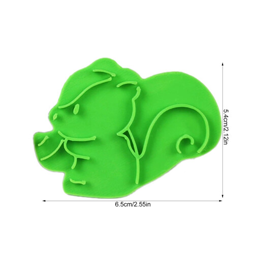 (standing squirrel) 3D Cartoon Cookie Cutter, Durable Baking Tool 2