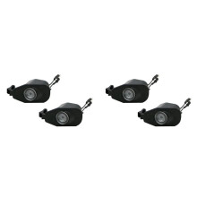 4x for Mustang 2013-2022 LED Side Puddle Laser-Rearview Mirror Puddle Welcome Courtesy Logo Lights
