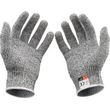 Level 5 Cut Resistant Gloves Food Grade Kitchen Safety Gloves for Food Preparation, 2 Pairs (Large)