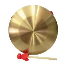 Chinese Brass Gong with Mallet, Rich Resonant Sound, Durable Copper Alloy for Home Decor and Festivals