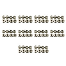 80Pcs Metal Connecting Rod Screw Gasket Shim Washer Rest for WPL C14 C24 C34 C44 MN D90 D91 D99S RC Car,Grey