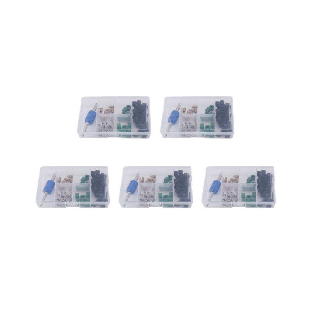 275Pcs A/C Air Conditioning Valve Core R12 R134a Refrigeration Valve Core R12 / R134a Ac Master Valve Core Repair Kit White 6034093483697