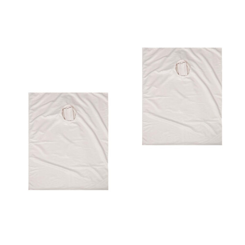 2Pièces Couvertures De Massage Beige Facile À Et Résistantes