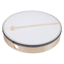 Hand Drum Wooden Percussion Instrument Smooth Polished Surface Ready to Play for Beginners