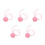 5St Roze Multifunctionele Kattenspeelbal Van Stevig Papier 1