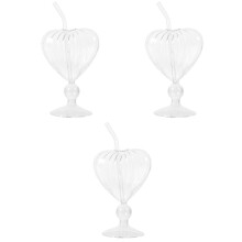 3Ensembles Verres À En Verre Transparent Pour Maison