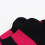 Women\'s Striped Over Knee Socks Black & Red 11