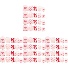 96Pcs False Nail Tips ABS Press on Nails Assorted Colors for Women