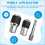 3pcs Tap Socket Set Tap Extractor Tool with Socket Adapter Tap Extractor Socket with Adjustable Jaw Extractor Tool 6