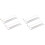 4Pcs Glasses Case White Slim Sunglasses Storage Box Protective 1