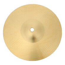 10 Inch Brass Splash Cymbal for Drum Kit Jazz Replacement with Bright Clear Sound