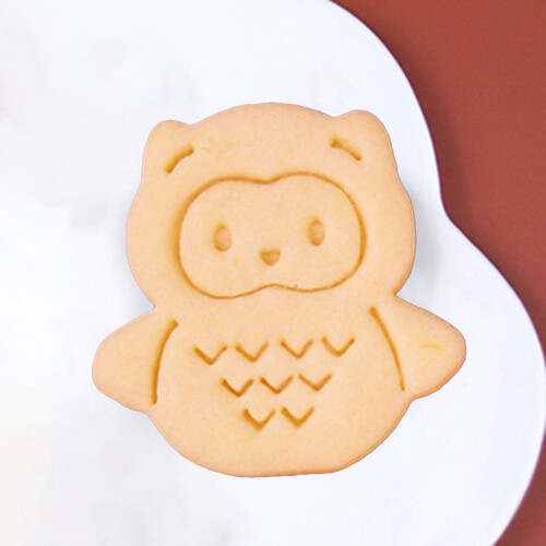 (Owl) 3D Cartoon Cookie Cutter, Durable Baking Tool 1