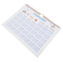 2026 Decorative Paper Wall Calendar Easy Monthly Planning