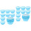 200Pièces Liners Gâteau Papier Bleu Pour Cupcakes Muffins Chocolats 4