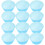 200Pièces Liners Gâteau Papier Bleu Pour Cupcakes Muffins Chocolats 8